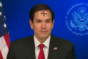 Rubio'nun Alnındaki Haç ve Trump'ın Gazze Tehditi
