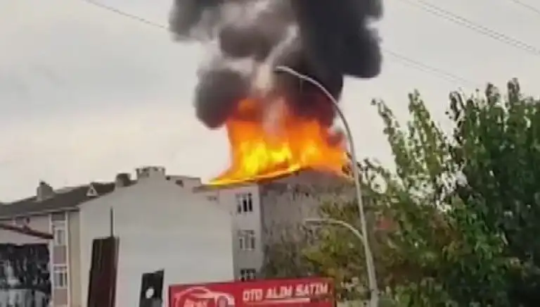 Şehrin Gözünde Korkutan Yangın!